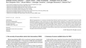 Imagem artigo transcatheter mitral valve interventions APIC  GISE  SHCI